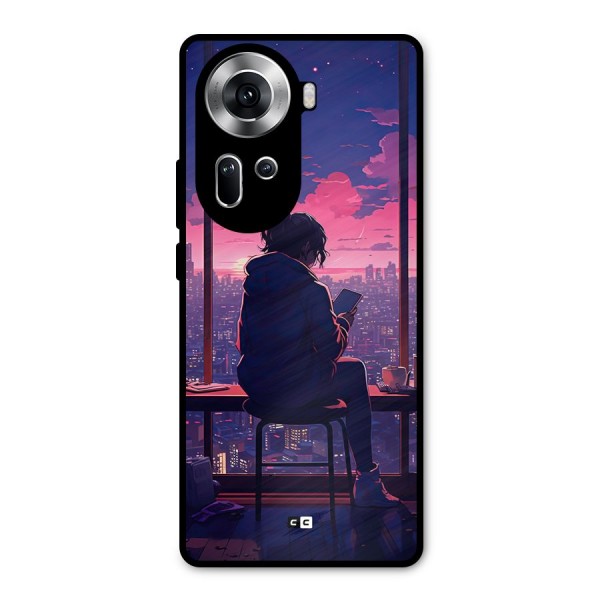 Alone Anime Metal Back Case for Oppo Reno11 5G