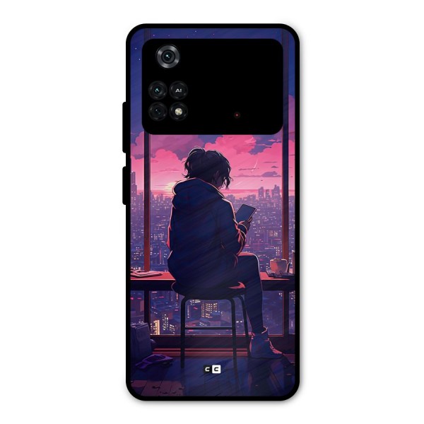 Alone Anime Metal Back Case for Poco M4 Pro 4G