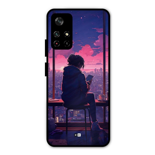 Alone Anime Metal Back Case for Poco M4 Pro 5G