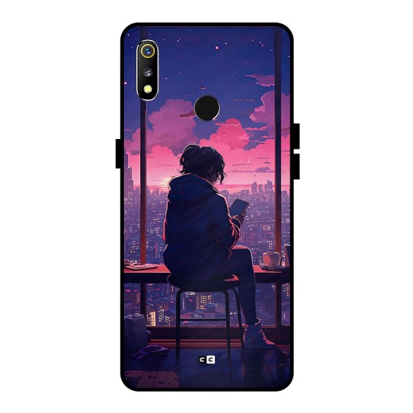 Alone Anime Metal Back Case for Realme 3