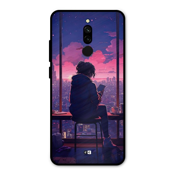 Alone Anime Metal Back Case for Redmi 8