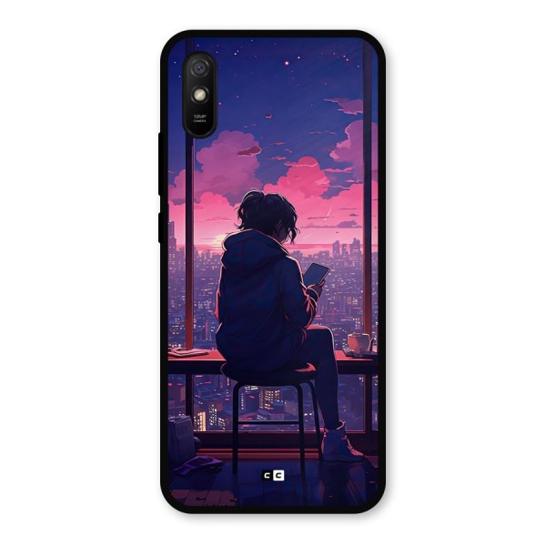 Alone Anime Metal Back Case for Redmi 9i