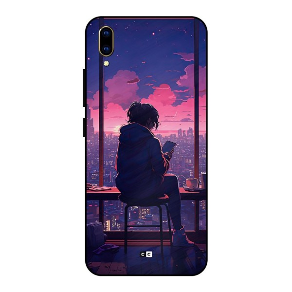 Alone Anime Metal Back Case for Vivo V11 Pro