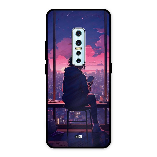 Alone Anime Metal Back Case for Vivo V17 Pro