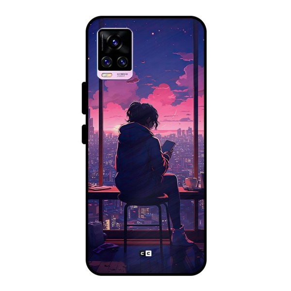 Alone Anime Metal Back Case for Vivo V20 Pro