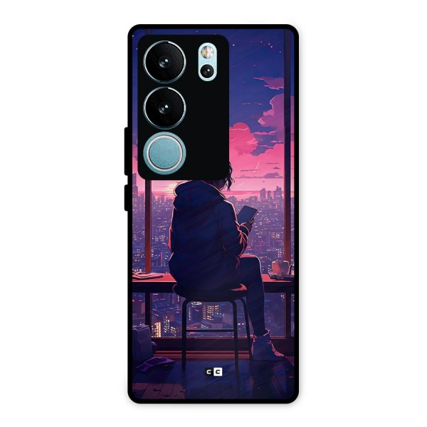 Alone Anime Metal Back Case for Vivo V29 Pro