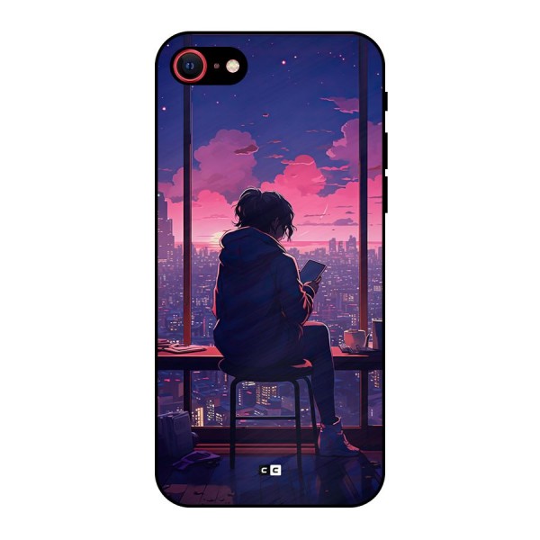 Alone Anime Metal Back Case for iPhone 8