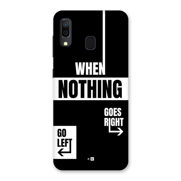 Alternate Plan Back Case for Galaxy A20