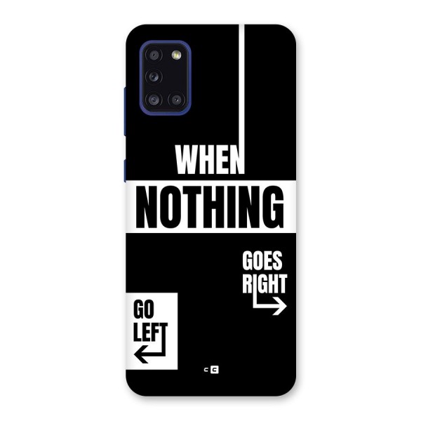 Alternate Plan Back Case for Galaxy A31