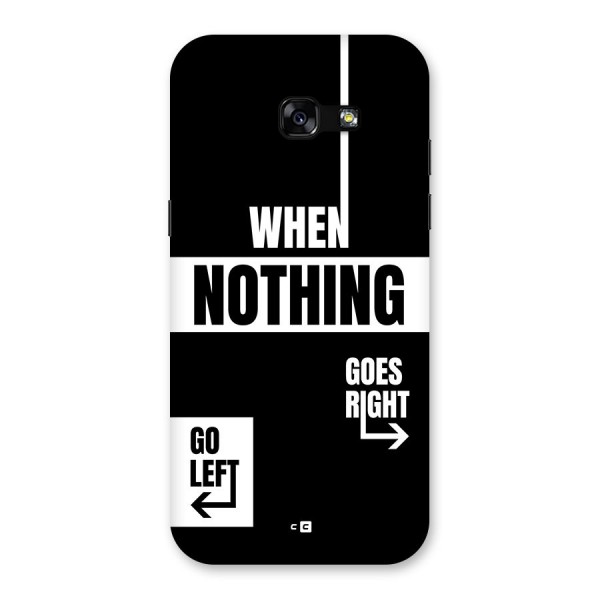 Alternate Plan Back Case for Galaxy A5 2017