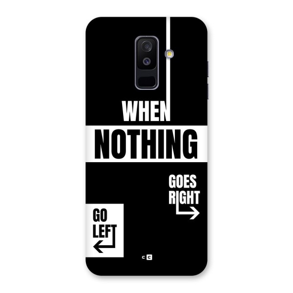 Alternate Plan Back Case for Galaxy A6 Plus