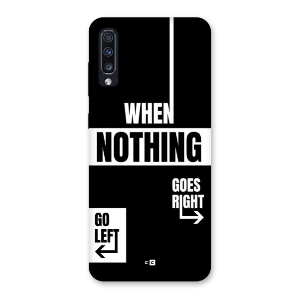 Alternate Plan Back Case for Galaxy A70s