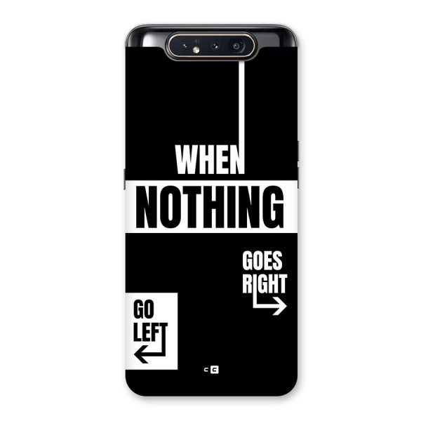 Alternate Plan Back Case for Galaxy A80