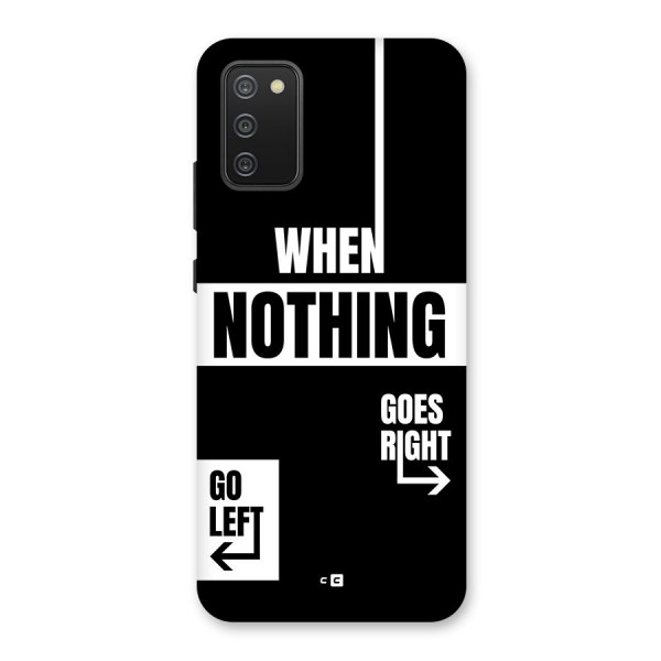 Alternate Plan Back Case for Galaxy M02s