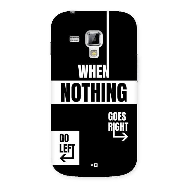 Alternate Plan Back Case for Galaxy S Duos