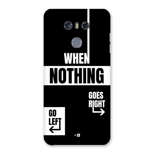 Alternate Plan Back Case for LG G6