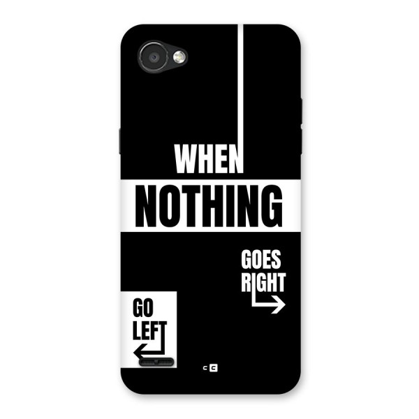 Alternate Plan Back Case for LG Q6