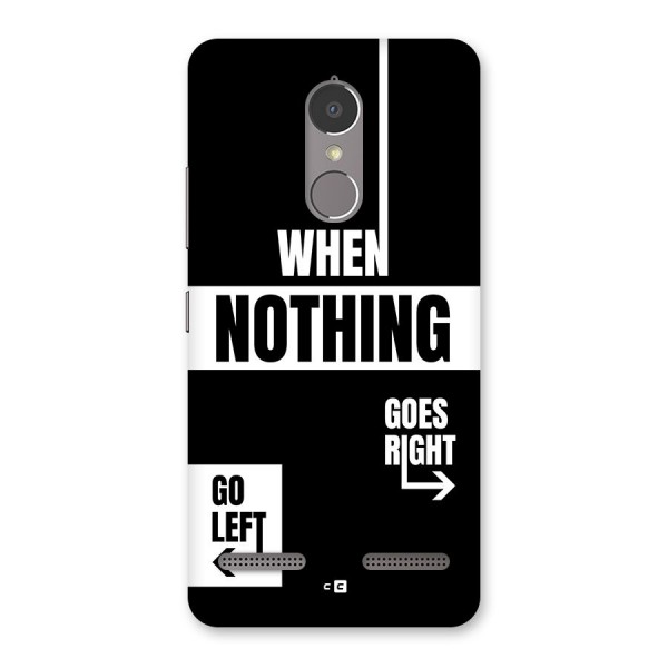 Alternate Plan Back Case for Lenovo K6 Power