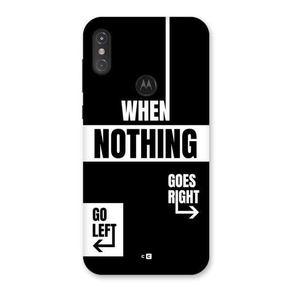 Alternate Plan Back Case for Motorola One Power