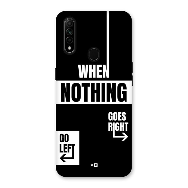 Alternate Plan Back Case for Oppo A31