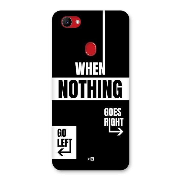 Alternate Plan Back Case for Oppo F7