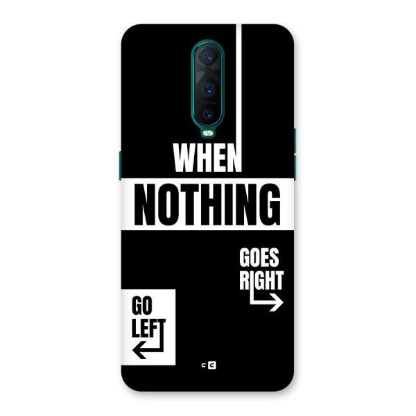 Alternate Plan Back Case for Oppo R17 Pro