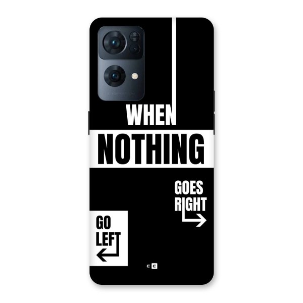 Alternate Plan Back Case for Oppo Reno7 Pro 5G