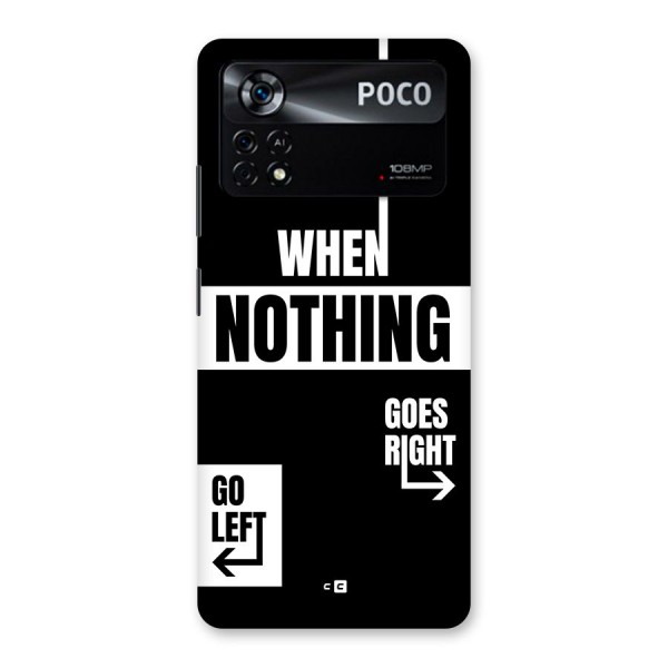 Alternate Plan Back Case for Poco X4 Pro 5G