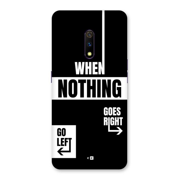 Alternate Plan Back Case for Realme X