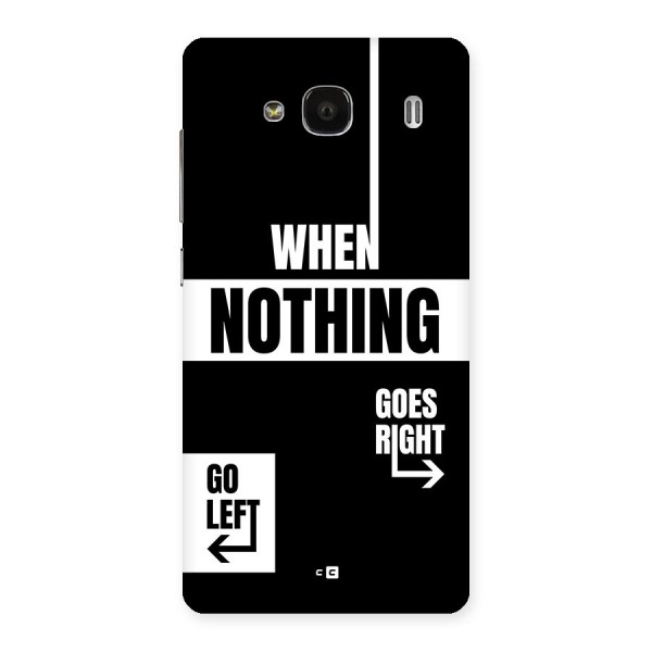 Alternate Plan Back Case for Redmi 2