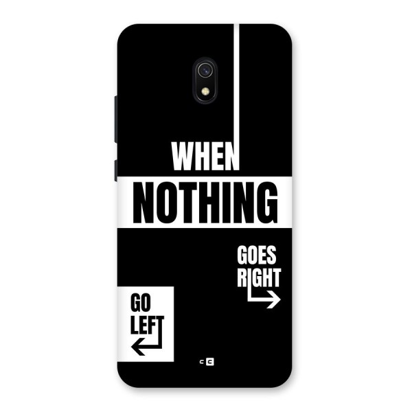 Alternate Plan Back Case for Redmi 8A