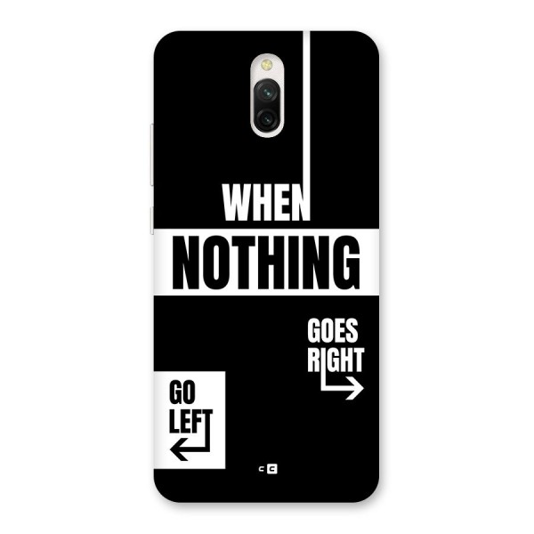 Alternate Plan Back Case for Redmi 8A Dual