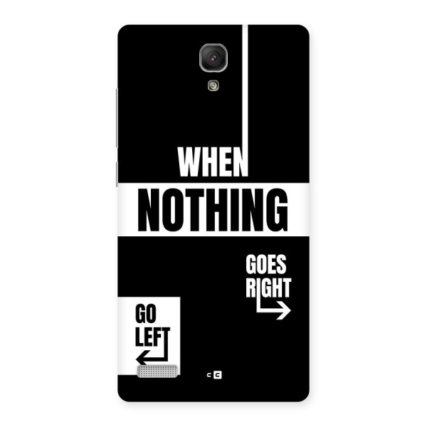 Alternate Plan Back Case for Redmi Note