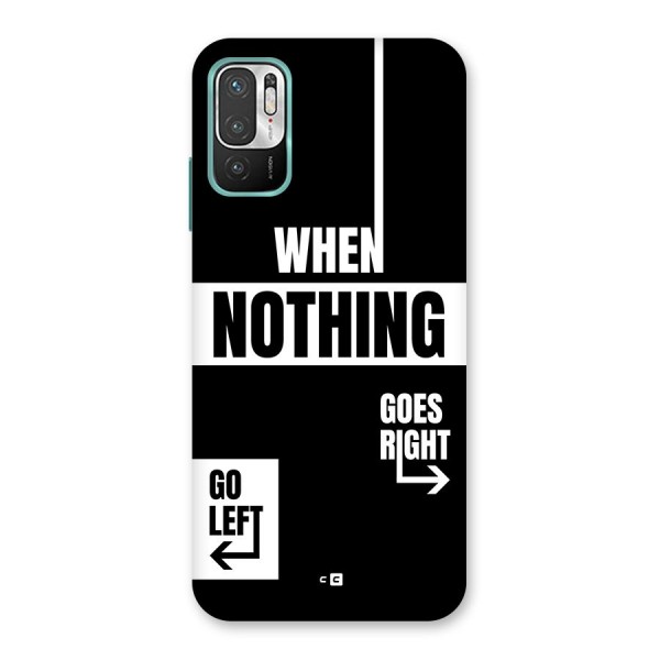 Alternate Plan Back Case for Redmi Note 10T 5G