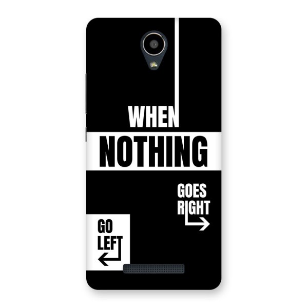 Alternate Plan Back Case for Redmi Note 2