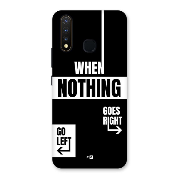 Alternate Plan Back Case for Vivo Y19