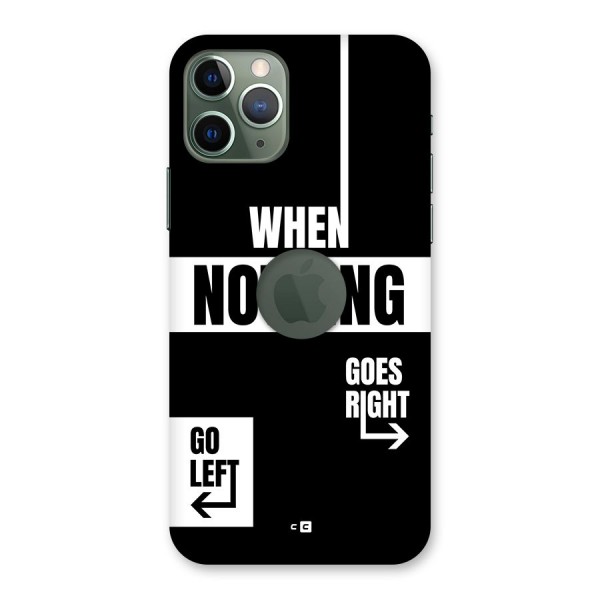 Alternate Plan Back Case for iPhone 11 Pro Logo Cut