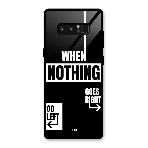 Alternate Plan Glass Back Case for Galaxy Note 8