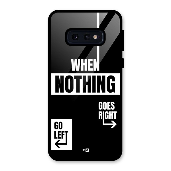 Alternate Plan Glass Back Case for Galaxy S10e