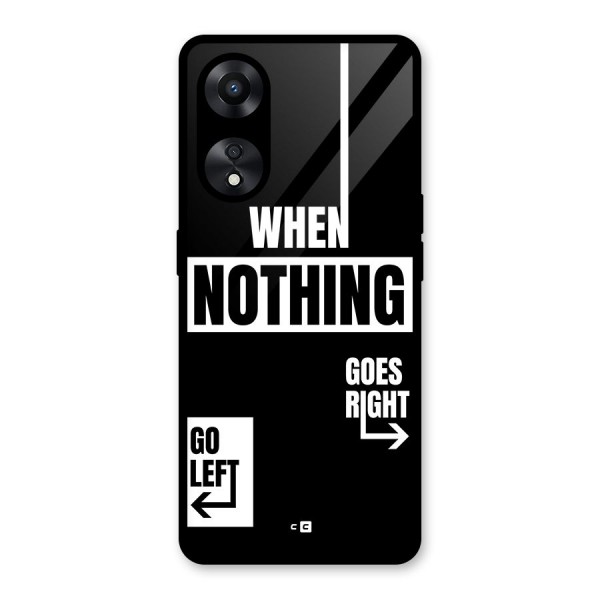 Alternate Plan Glass Back Case for Oppo A78