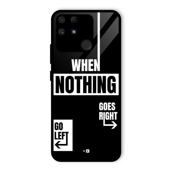 Alternate Plan Glass Back Case for Realme Narzo 50A