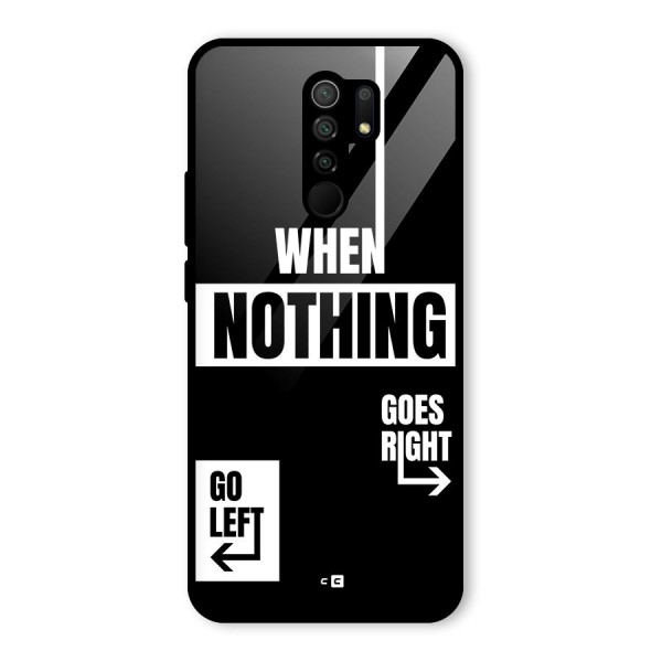 Alternate Plan Glass Back Case for Redmi 9 Prime