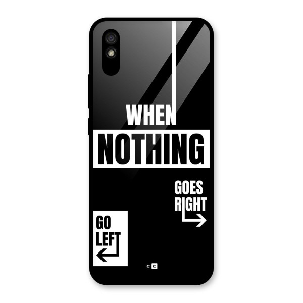 Alternate Plan Glass Back Case for Redmi 9i