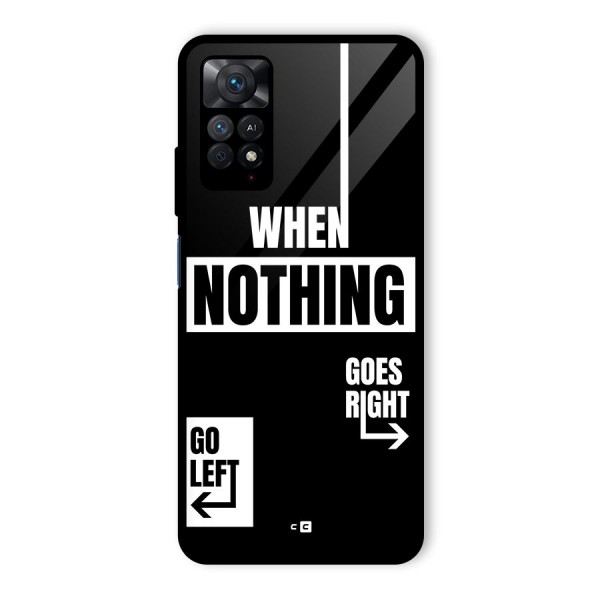 Alternate Plan Glass Back Case for Redmi Note 11 Pro