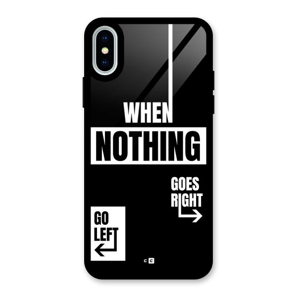 Alternate Plan Glass Back Case for iPhone X