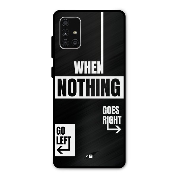 Alternate Plan Metal Back Case for Galaxy A71