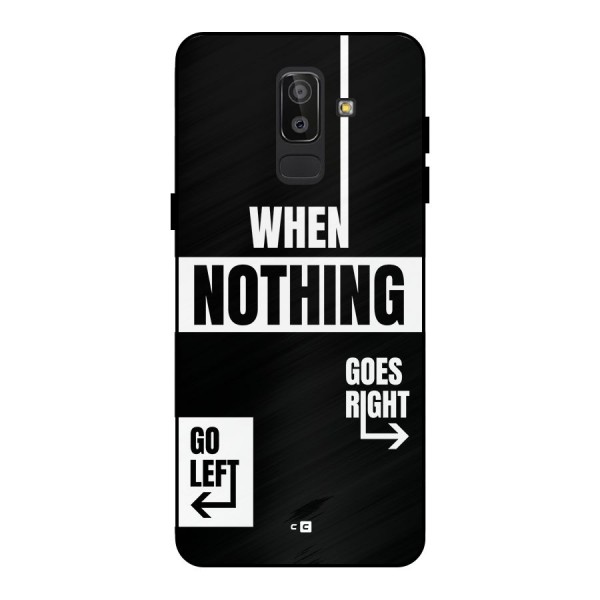 Alternate Plan Metal Back Case for Galaxy J8