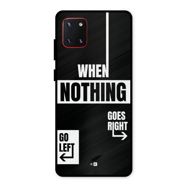 Alternate Plan Metal Back Case for Galaxy Note 10 Lite