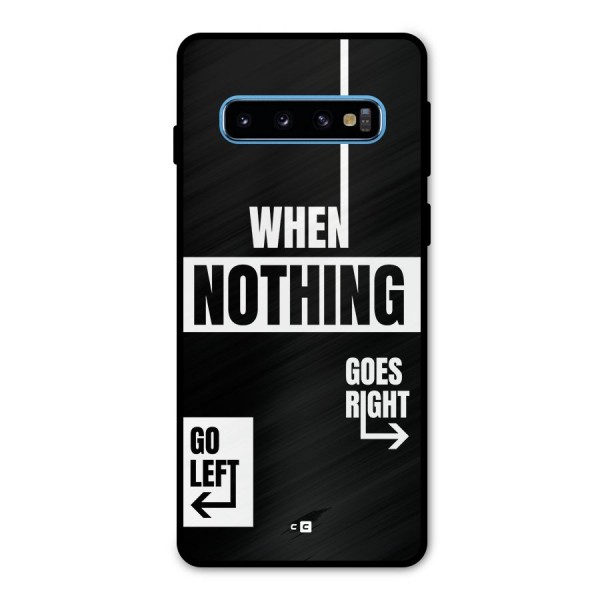 Alternate Plan Metal Back Case for Galaxy S10