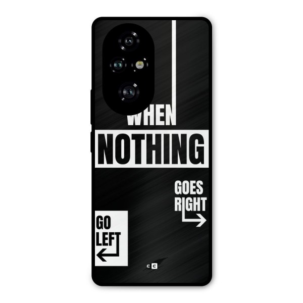 Alternate Plan Metal Back Case for Honor 200 Pro